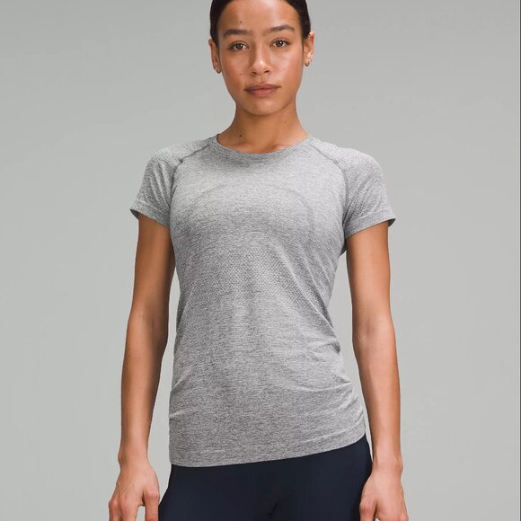 Lululemon Yoga Swiftly Tech Short-Sleeve Shirt 2.0 Gray - Picture 2 of 6